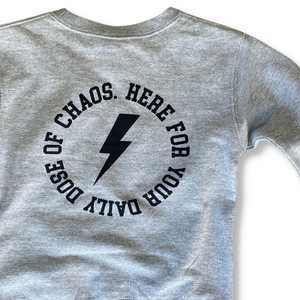 Rad Kids Crew Sweatshirt - Ash Gray