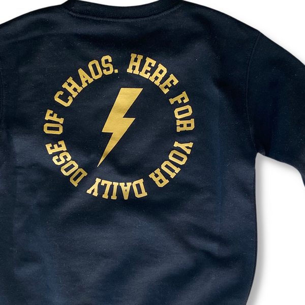 Rad Kids Crew Sweatshirt (Black)