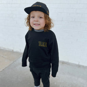 Rad Kids Crew Sweatshirt - Black