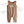 Baby Romper in tan showing details of build and says 'bro.' on the front. 
