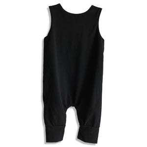 Romper - bub club. (black)