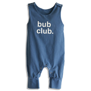Romper - bub club. (blue)