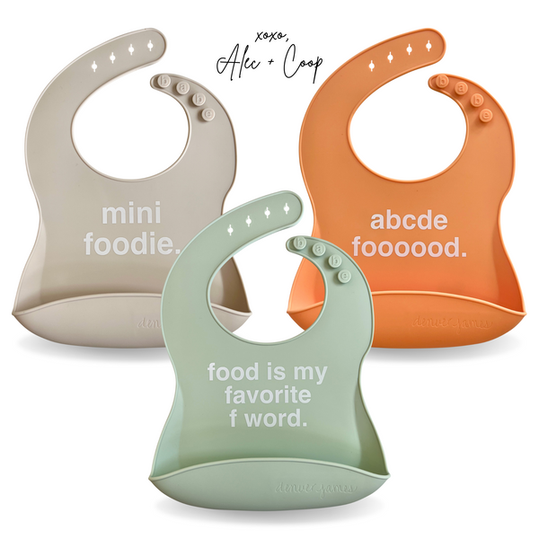 Silicone Bib 3 Pack Bundle