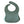 Back view of a seafoam silicone bib on a white background with '#denverjamesbabe' text.