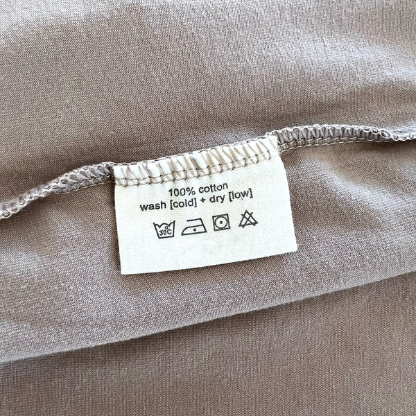 100% Cotton + Wash instructions 