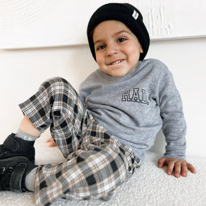 Rad Kids Crew Sweatshirt - Ash Gray