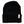 Black beanie on white background with 'wild child' tag
