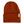 Rust colored kids beanie with 'wild child' label. 