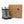 Black and white checkered rain boots with a cardboard box branded with 'Denver James' on a white background. 