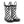 Front 3/4 view of Black and white checkered children's rain boots with 'forever young' branding on a white background