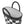 Detail view of Black and white checkered children's rain boots with with pull handles for easy slip on and soft lining on a white background. 