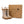 Chocolate and white checkered rain boots with a cardboard box branded with 'Denver James' on a white background. 