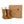 Chocolate checkered rain boots with a cardboard box branded with 'Denver James' on a white background. 