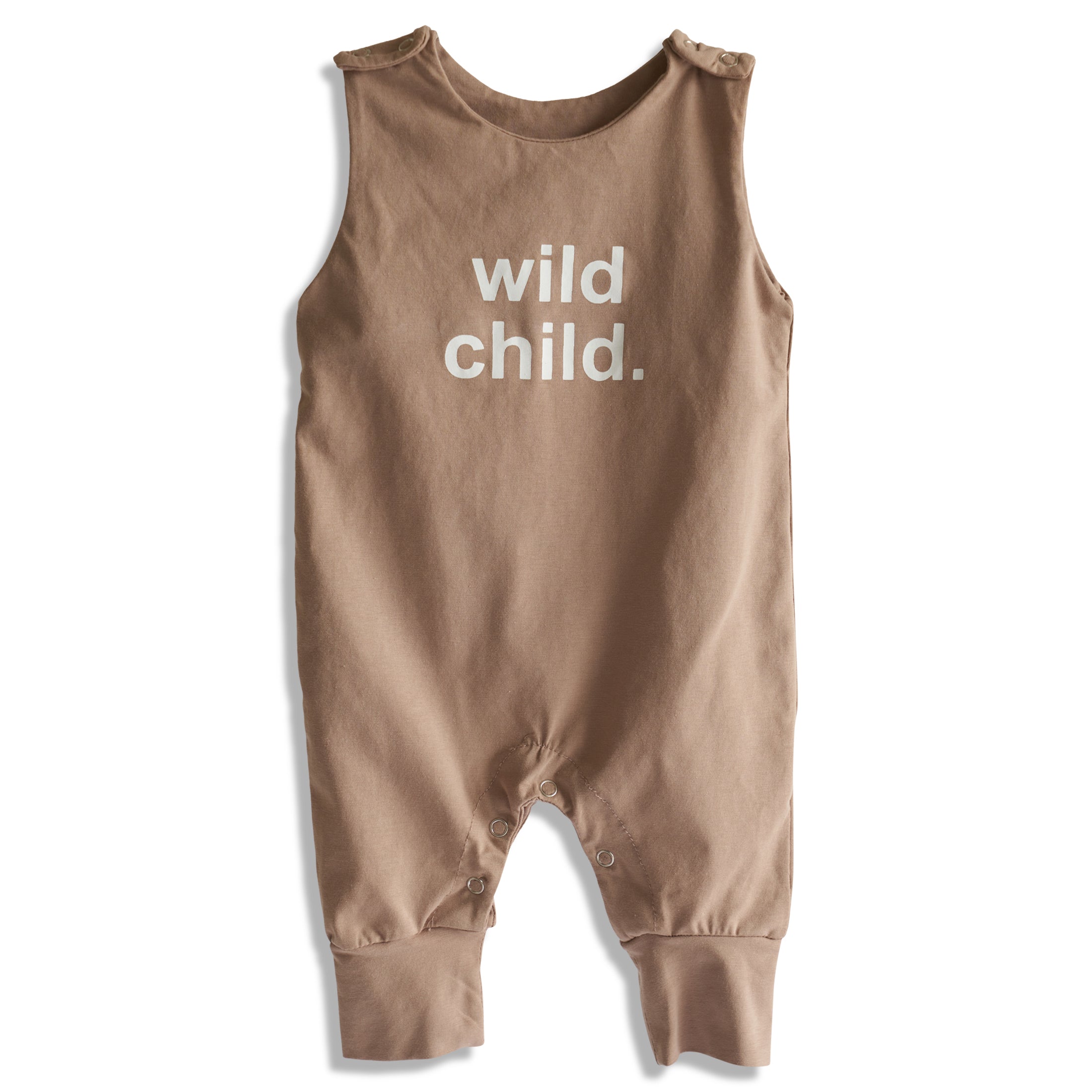 Baby First Tan Baby Toddler Rompers | Witty Statement Cotton Rompers - Denver James ...