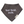 Gray bandana bib with 'but first, milk.' text on a white background
