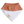 Back view of baby drool bib in brown